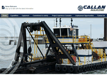 Tablet Screenshot of callanmarineltd.com